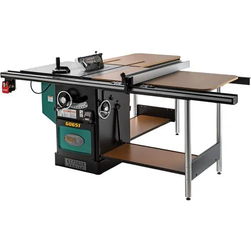 Grizzly G0651 220V 10 Inch 3 HP 220V Heavy Duty Cabinet Table Saw Riving Knife
