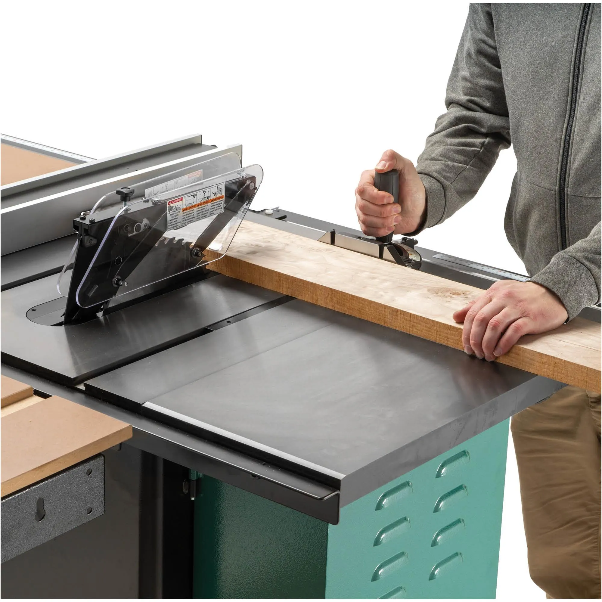 Grizzly G0651 220V 10 Inch 3 HP 220V Heavy Duty Cabinet Table Saw Riving Knife