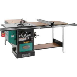 Grizzly G0651 220V 10 Inch 3 HP 220V Heavy Duty Cabinet Table Saw Riving Knife