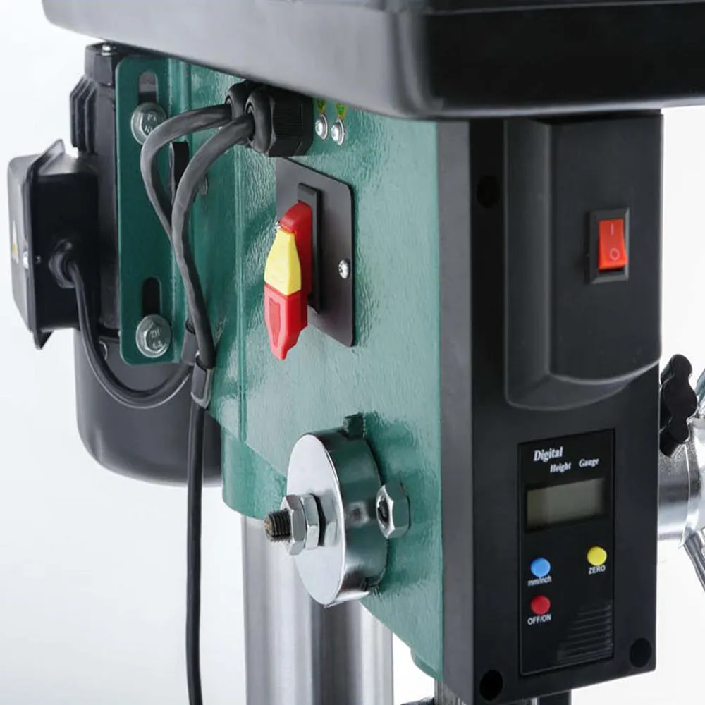 Grizzly G0794 110V Floor Drill Press with Laser and DRO