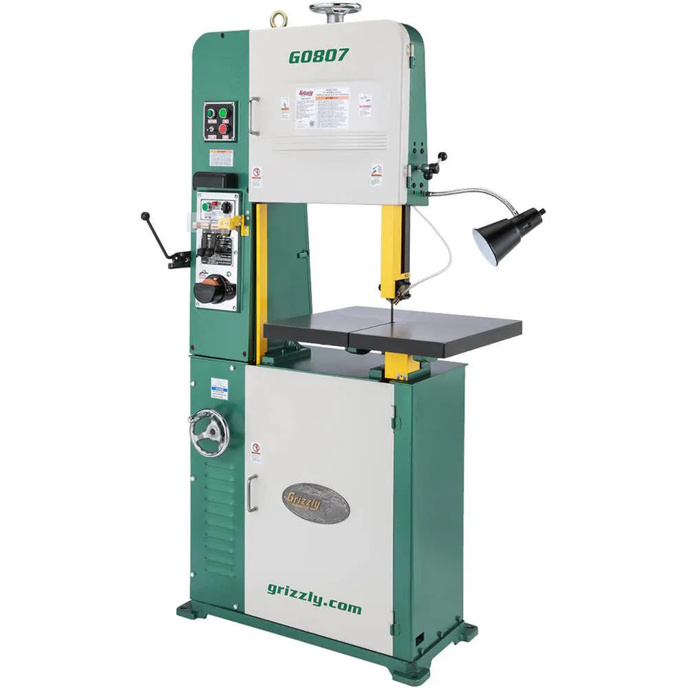 Grizzly G0807 110V/220V 18 Inch 2 HP Vertical Metal Cutting Bandsaw
