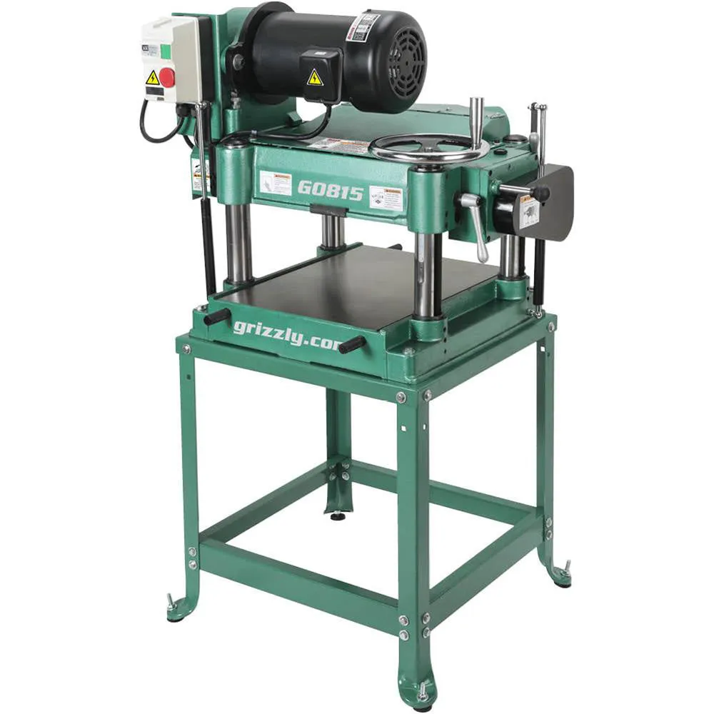 Grizzly G0815 240V 15 Inch 3 HP Heavy-Duty Planer