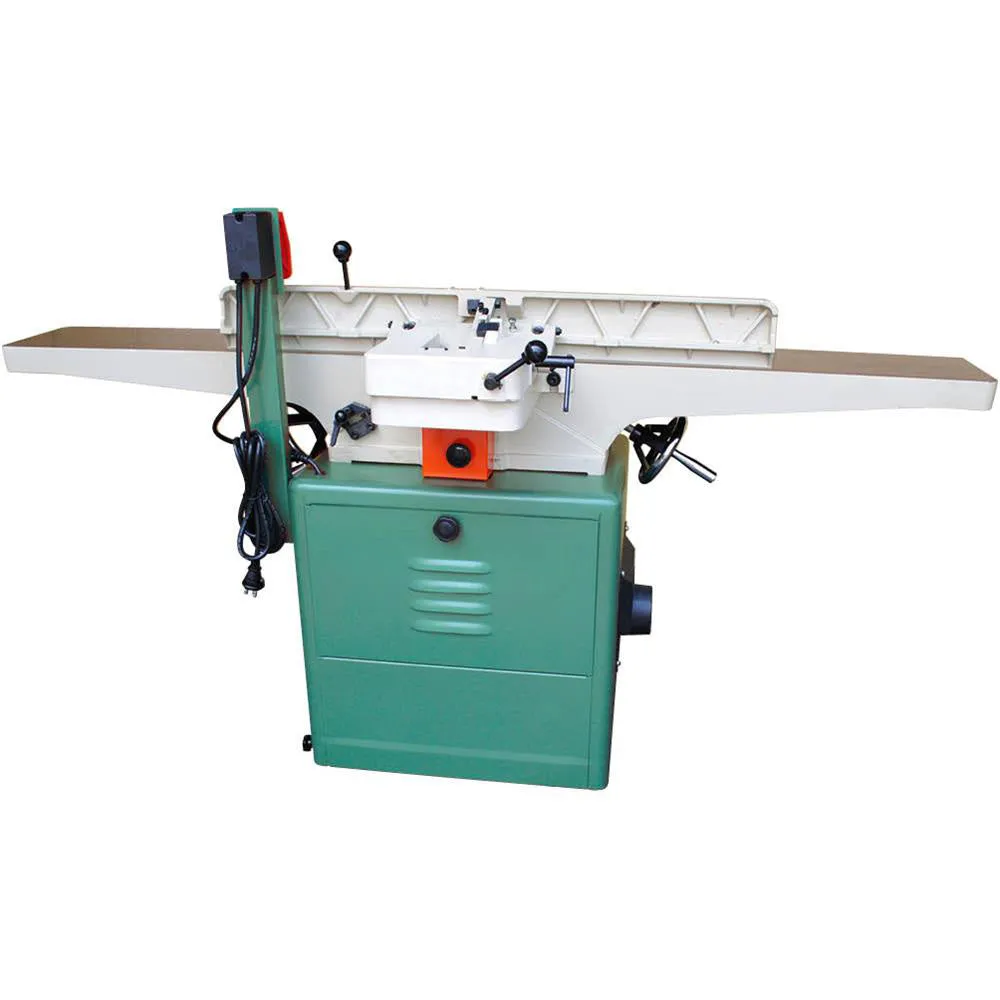 Grizzly G0856 230V 8 Inch x 72 Inch Jointer with Spiral Cutterhead & Mobile Base