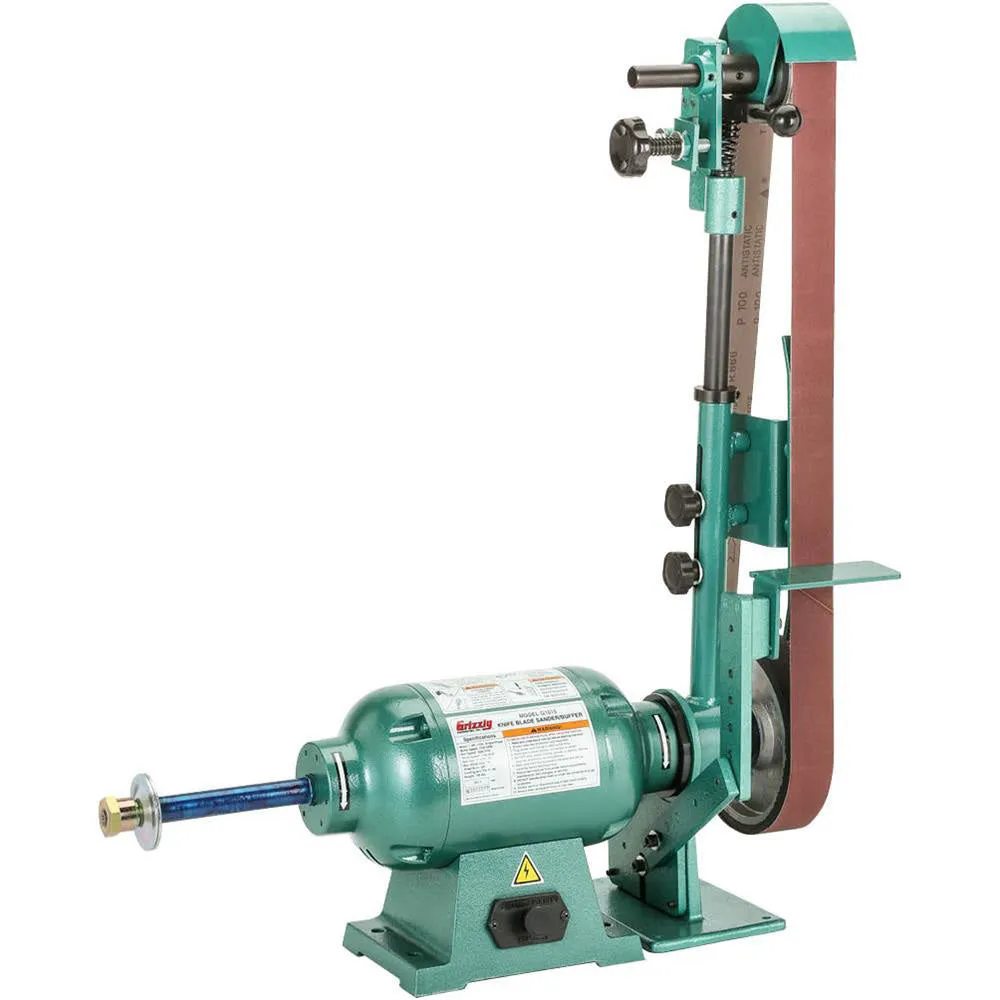 Grizzly G1015 110V Knife Belt Sander / Buffer