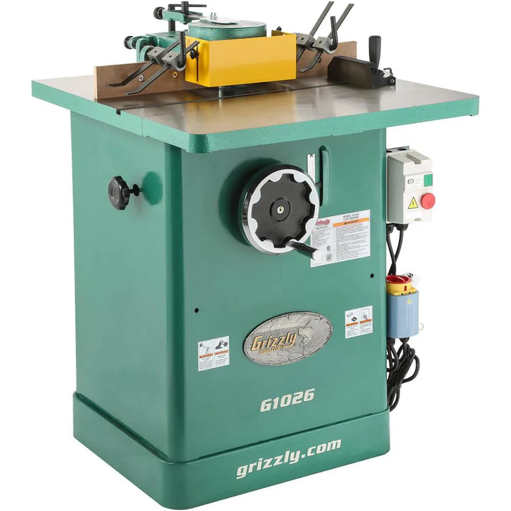 Grizzly G1026 240V 3 HP Shaper
