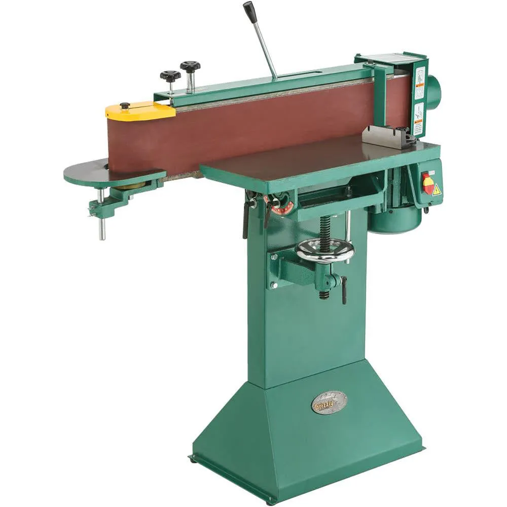 Grizzly G1140 110V/220V 6 Inch x 80 Inch Floor Model Edge Sander