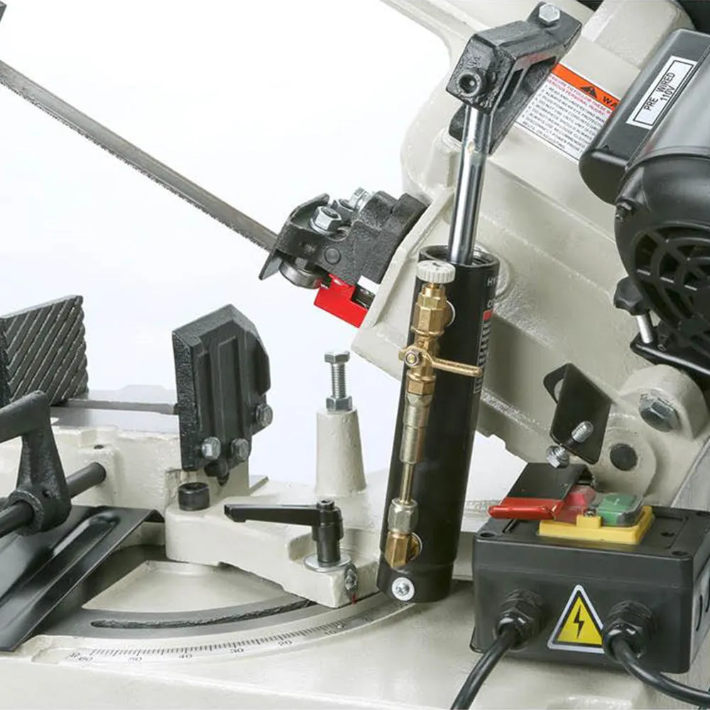 Grizzly G9742 110V 5 Inch x 6 1/2 Inch HP Metal-Cutting Bandsaw With Swivel Head