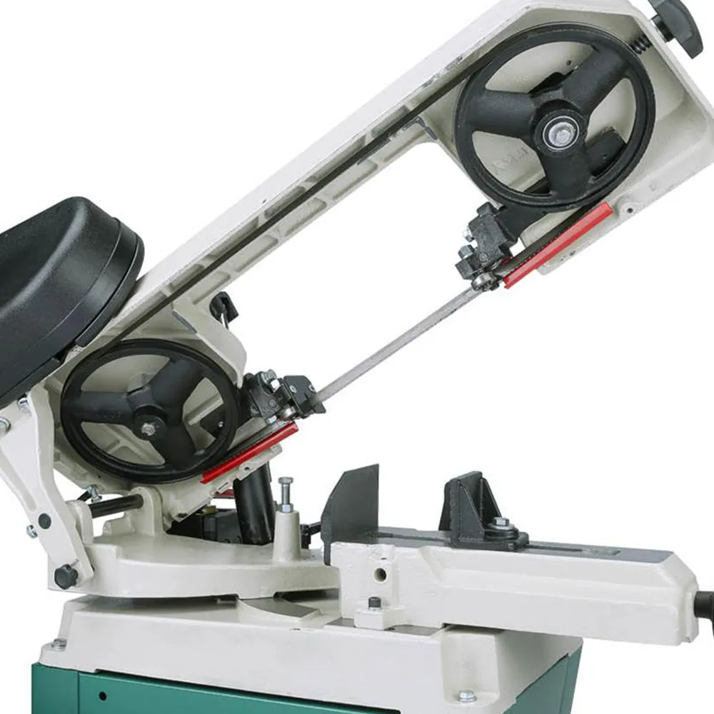 Grizzly G9742 110V 5 Inch x 6 1/2 Inch HP Metal-Cutting Bandsaw With Swivel Head