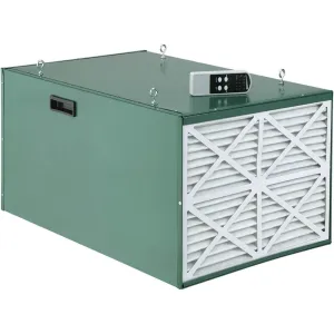 Grizzly G9956 Heavy Duty Double Air Filter with Remote Control