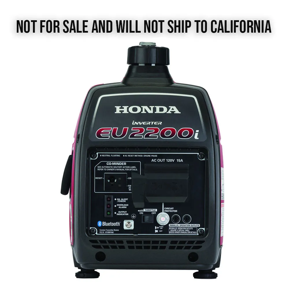 Honda EU2200iTAN1-R 2,200 W Super Quiet Inverter Companion Generator - Recon