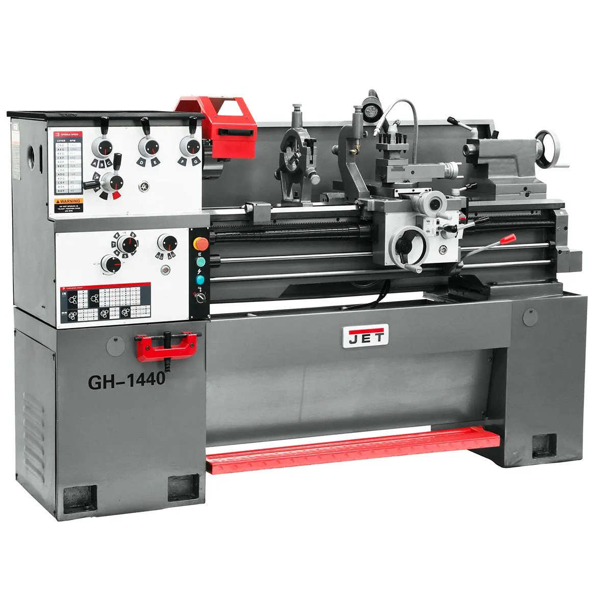 Jet 322840 220-Volt 14-Inch x 40-Inch 3-Hp 3-Phase Adjustable Geared Head Lathe