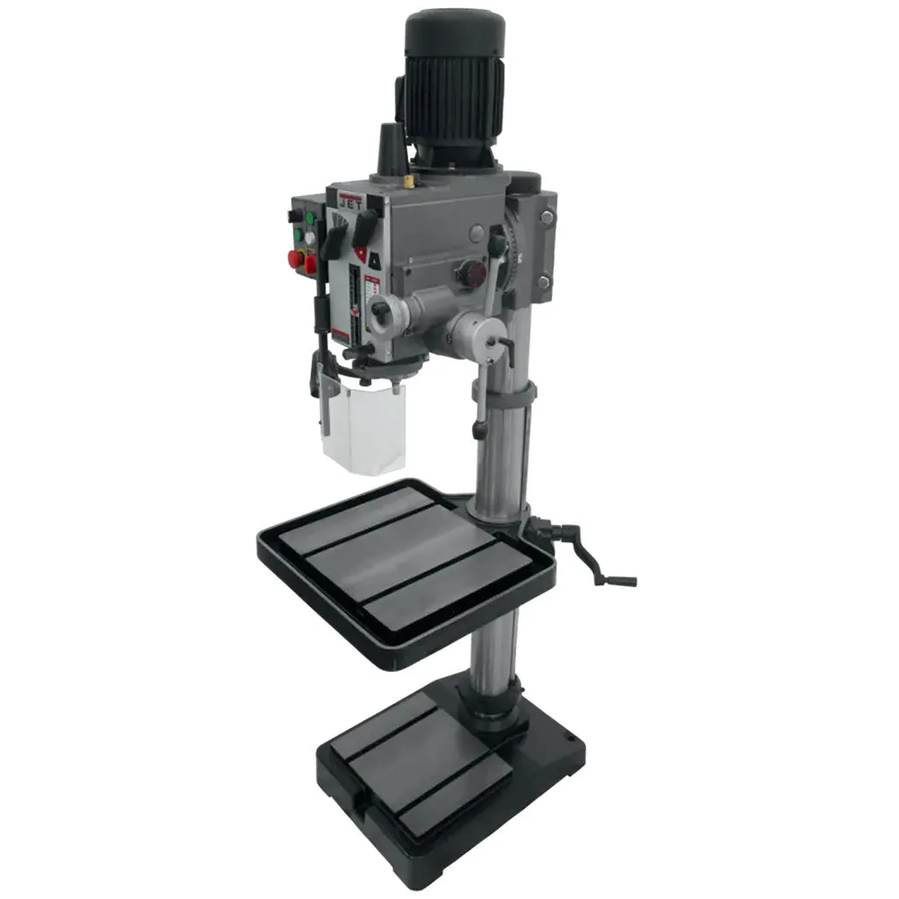 JET 354026 GHD-20PFT 230V 3 Phase 20" Gear Head Tapping Drill Press w/ Powerfeed