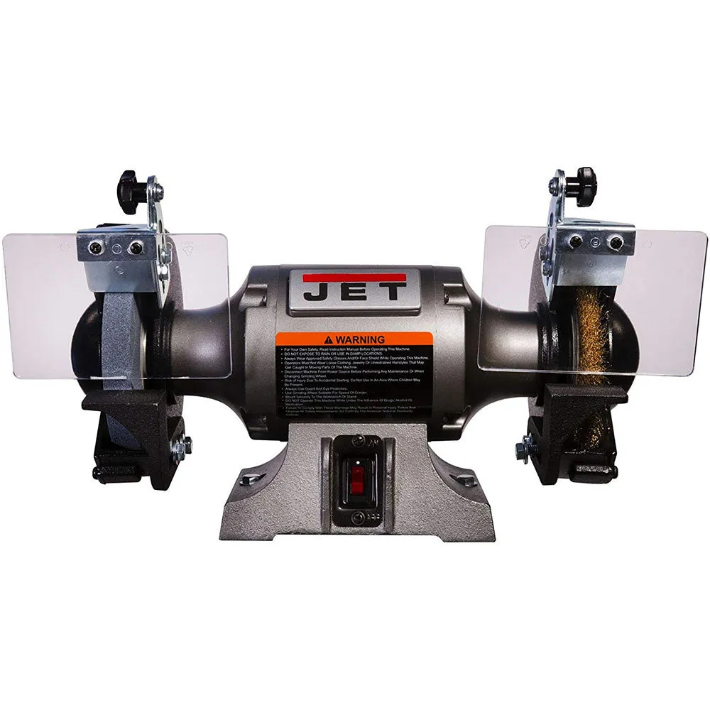 JET 577126 JBG-6W 115V 1/2 HP 6" Bench Grinder w/ Wire Wheel