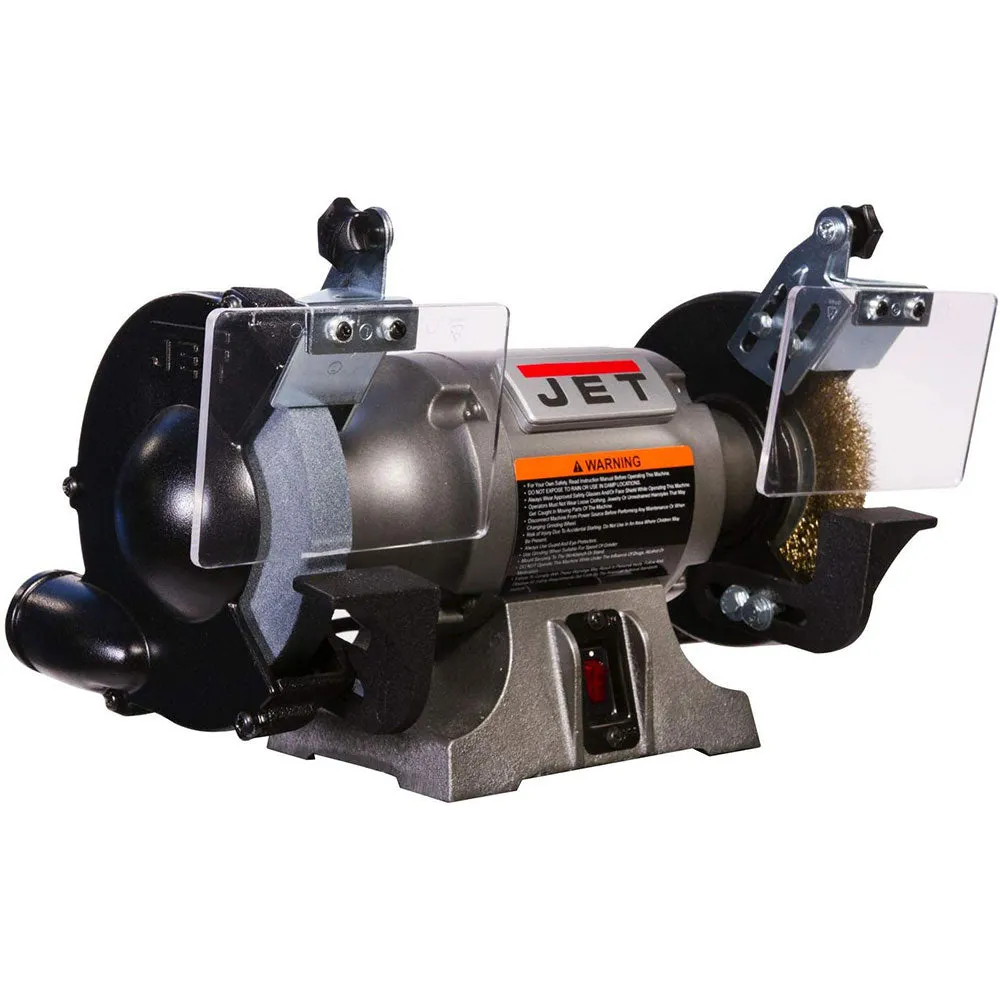 JET 577126 JBG-6W 115V 1/2 HP 6" Bench Grinder w/ Wire Wheel