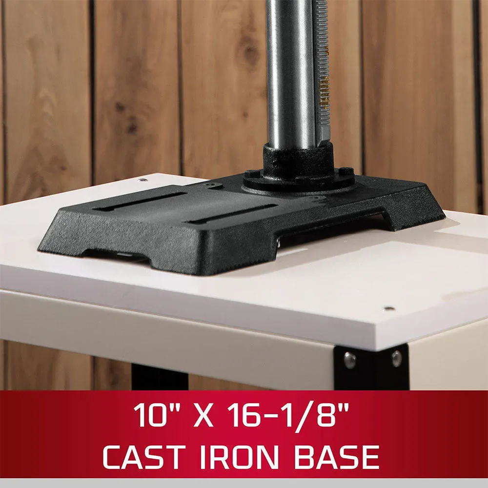 JET 716000 JWDP-12 12-Inch 1/2-Hp Variable Speed Stable Base Drill Press