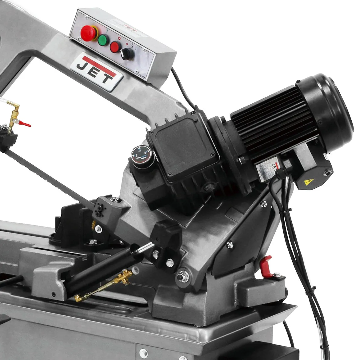 JET HBS-814GH 1-Hp 115/230V 8" x 14" Heavy Duty Horizontal Geared Head Bandsaw
