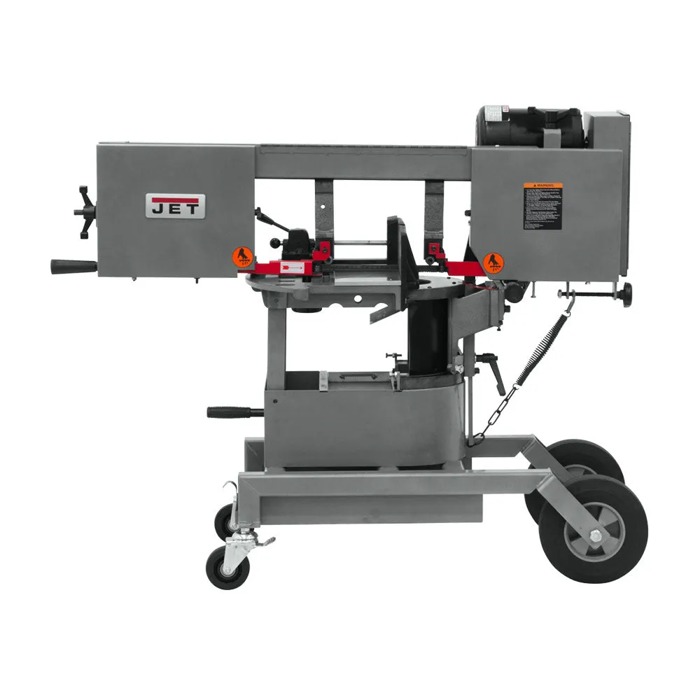 JET HVBS-10 1-Hp 115V Self-Propelled Dual Mitering Portable Bandsaw