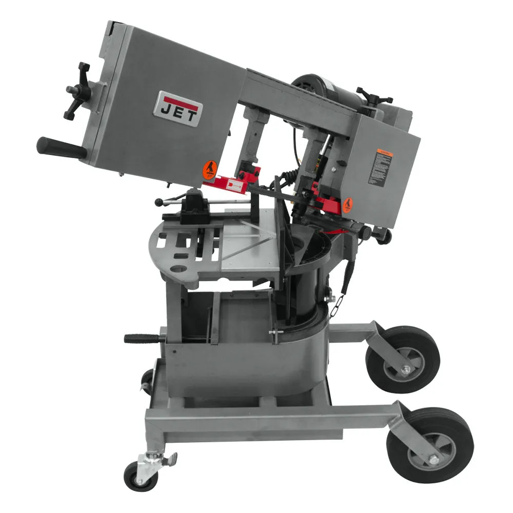 JET HVBS-10 1-Hp 115V Self-Propelled Dual Mitering Portable Bandsaw