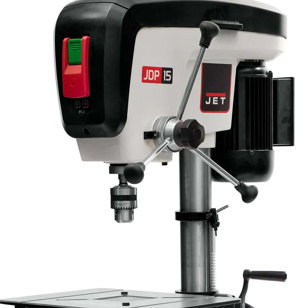 Jet JDP-15F 15-Inch Belt Tensioning Depth Floorstanding Drill Press - 716250