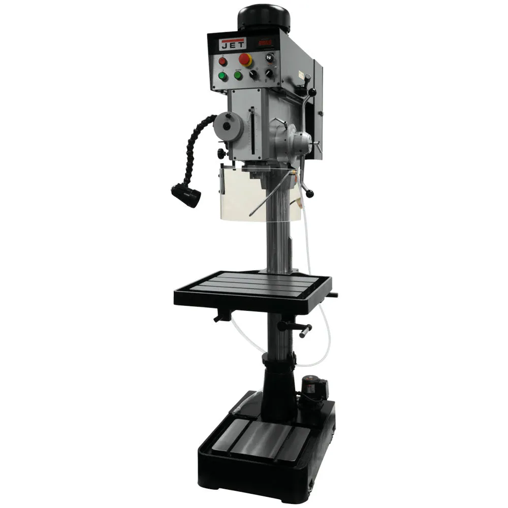 JET JDP20EVST-230-PDF 230V 2 HP 3 Phase Variable Drill Press w/ Powerfeed