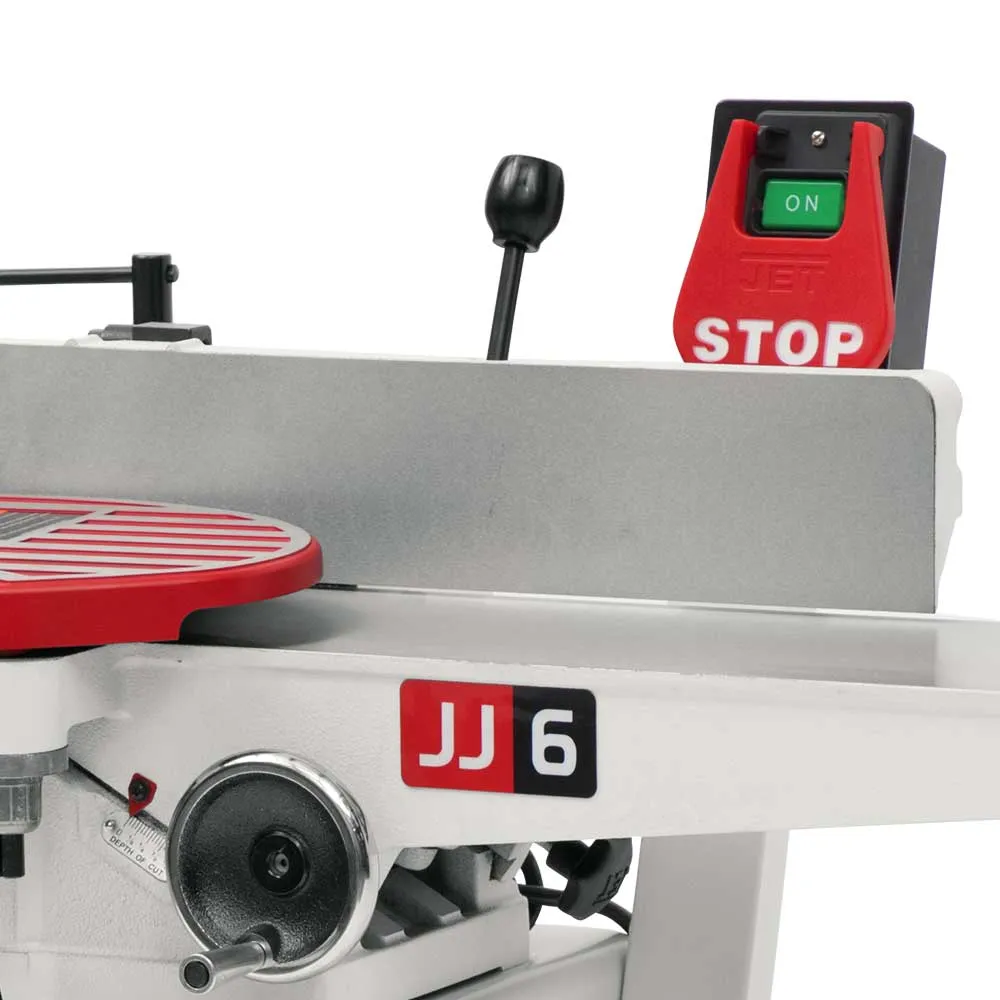 Jet JJ-6HHDX, 6" Long Bed Jointer with Helical Head Kit 708466DXK