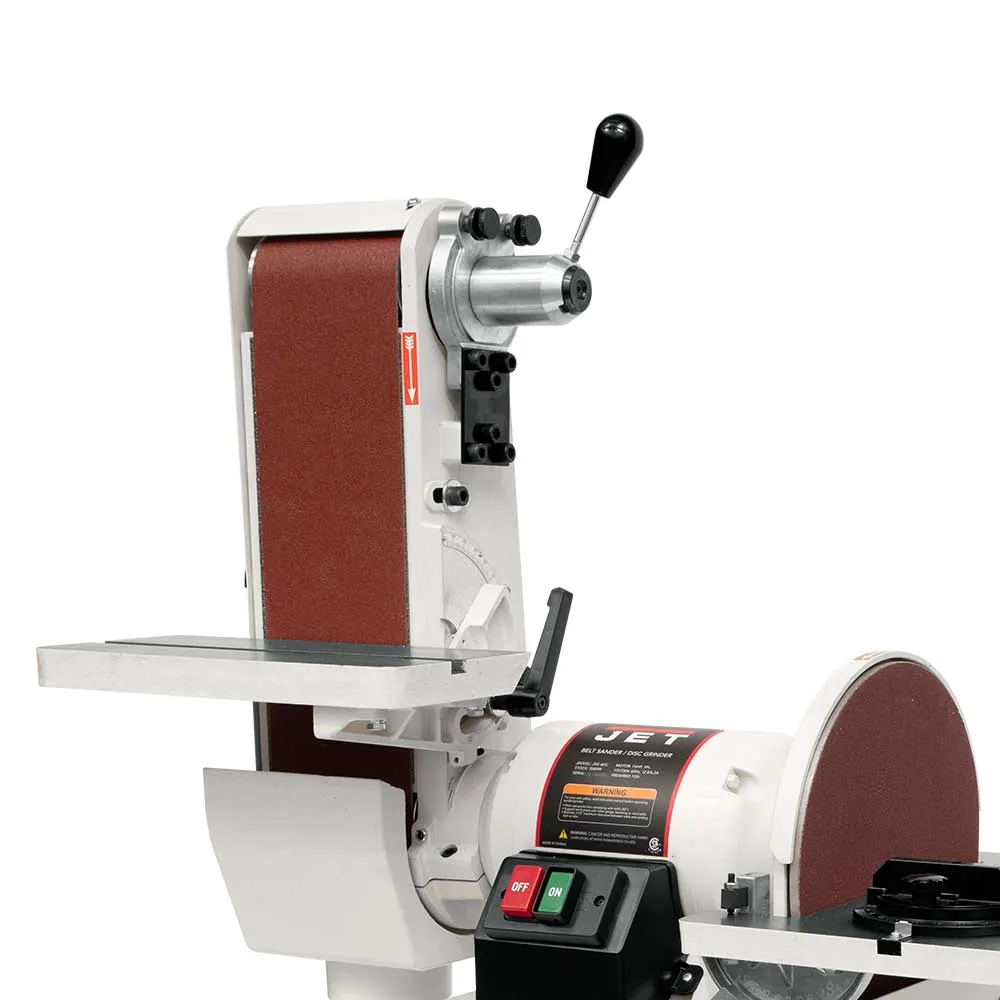 Jet JSG-6DCK 1.5HP 1PH 115/230V 6"x48" Belt / 12" Disc Sander with Open Stand