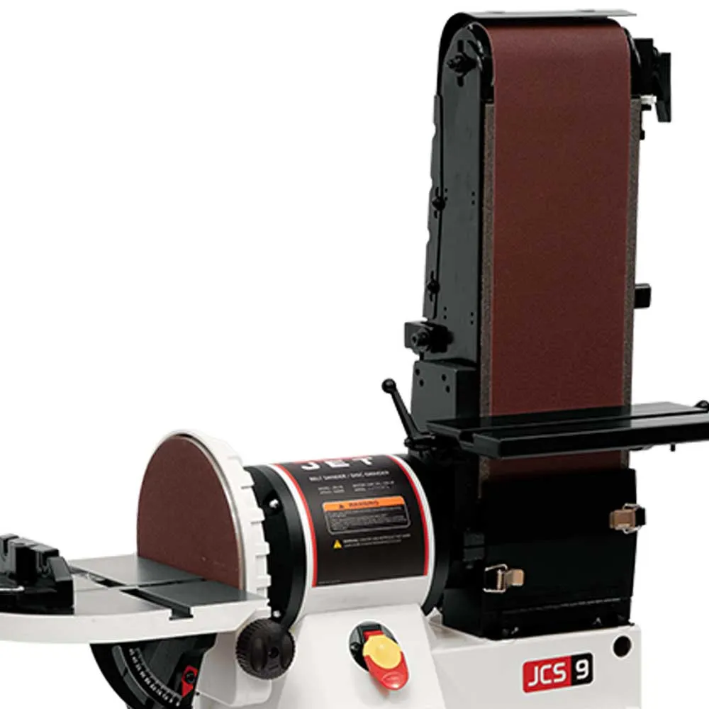 Jet JSG-96OS 3/4HP 1Ph 115V 6" x 48" Belt / 9" Disc Sander with Open Stand