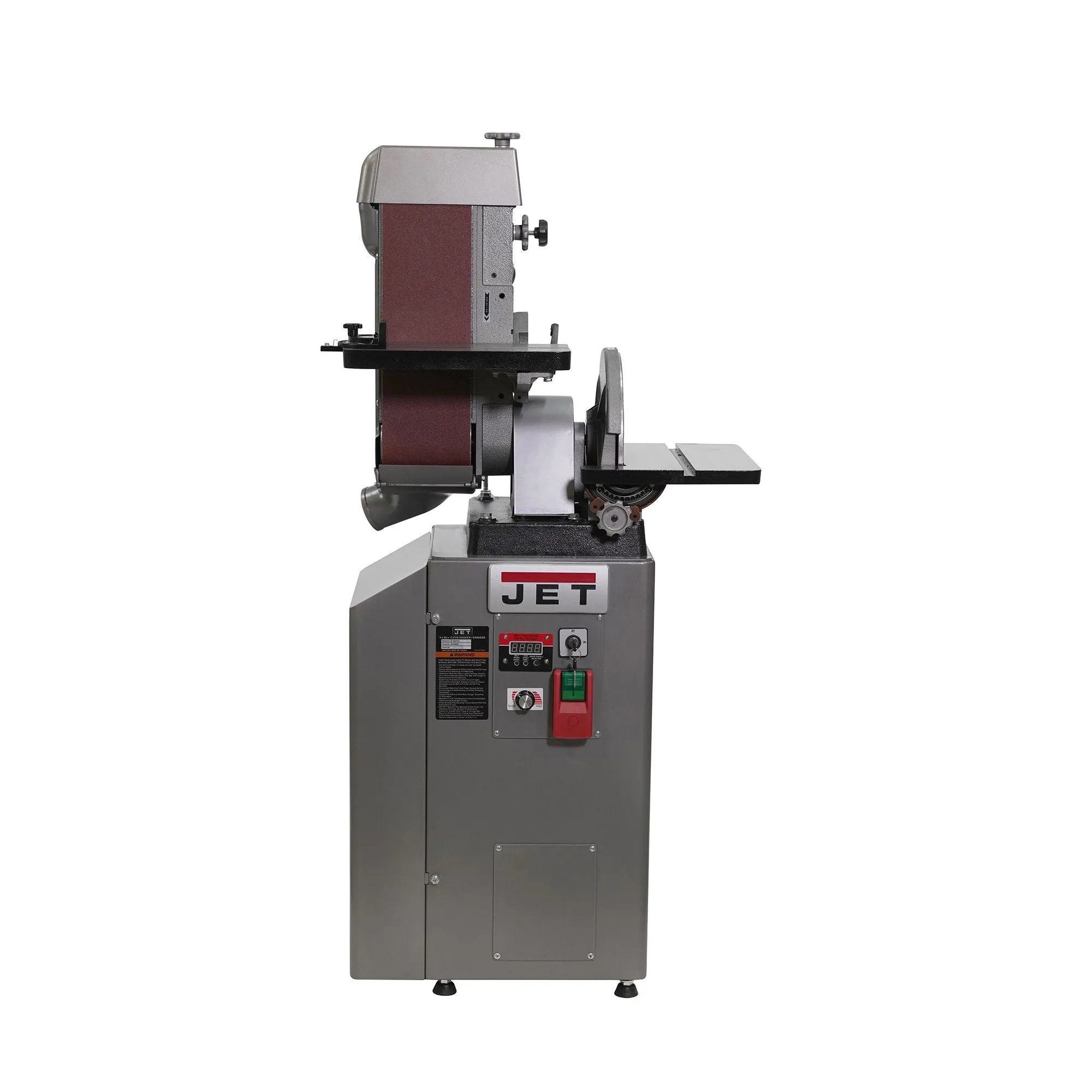Jet JT1-112 J-64812VS 6" x 48" Belt w/ 12" Disc Finishing/Grinding Machine