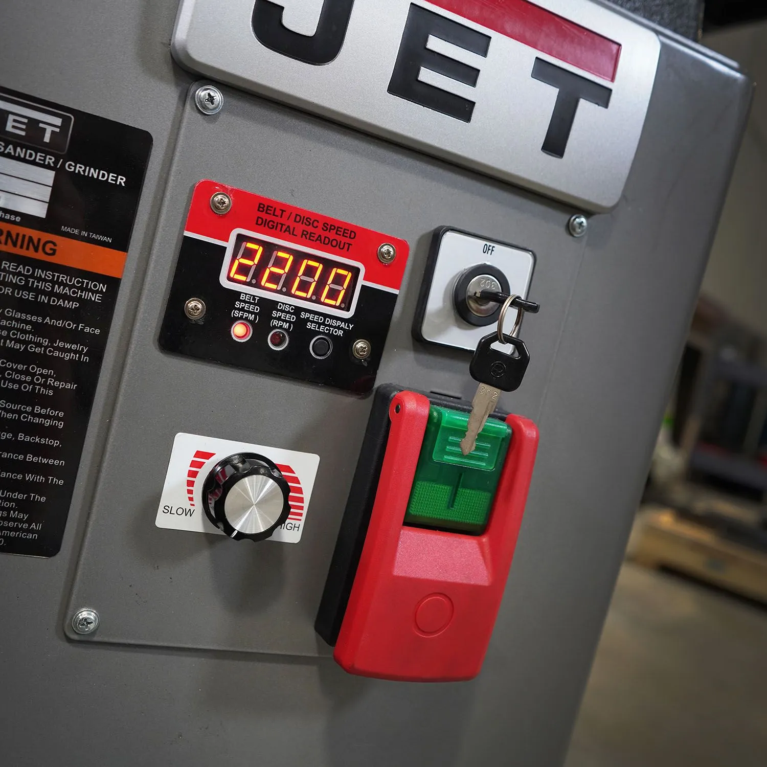 Jet JT1-112 J-64812VS 6" x 48" Belt w/ 12" Disc Finishing/Grinding Machine