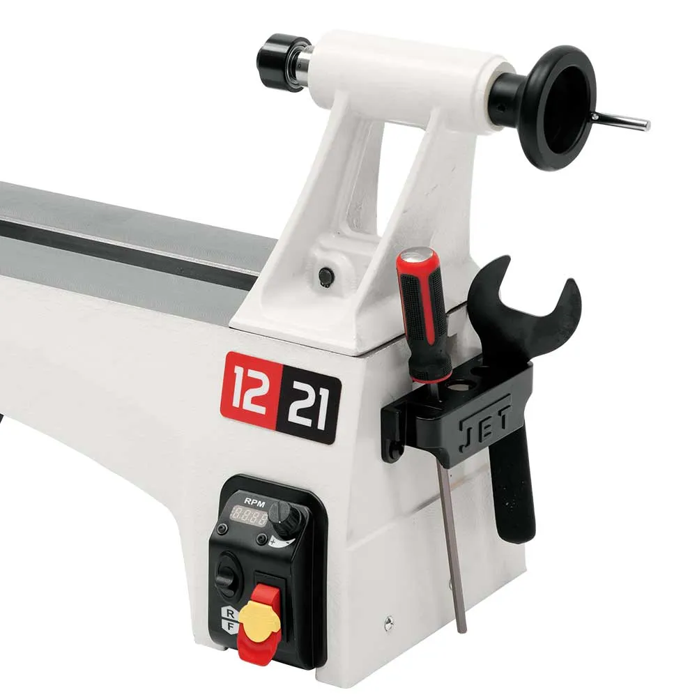 JET JWL-1221VS 12-Inch by 21-Inch Variable Speed Wood Lathe - Woodworking