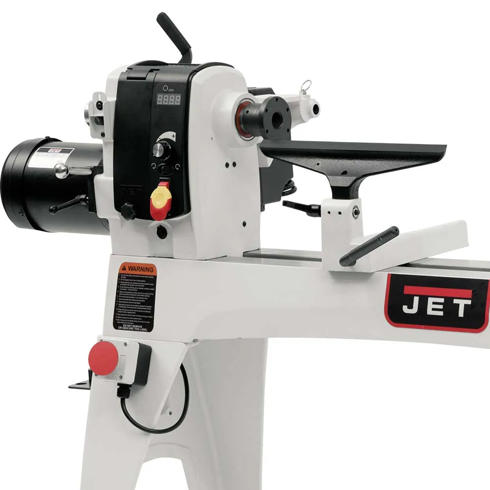 Jet JWL-1840EVS 2-Hp 230V 18" x 40" Electronic Variable Speed Wood Lathe