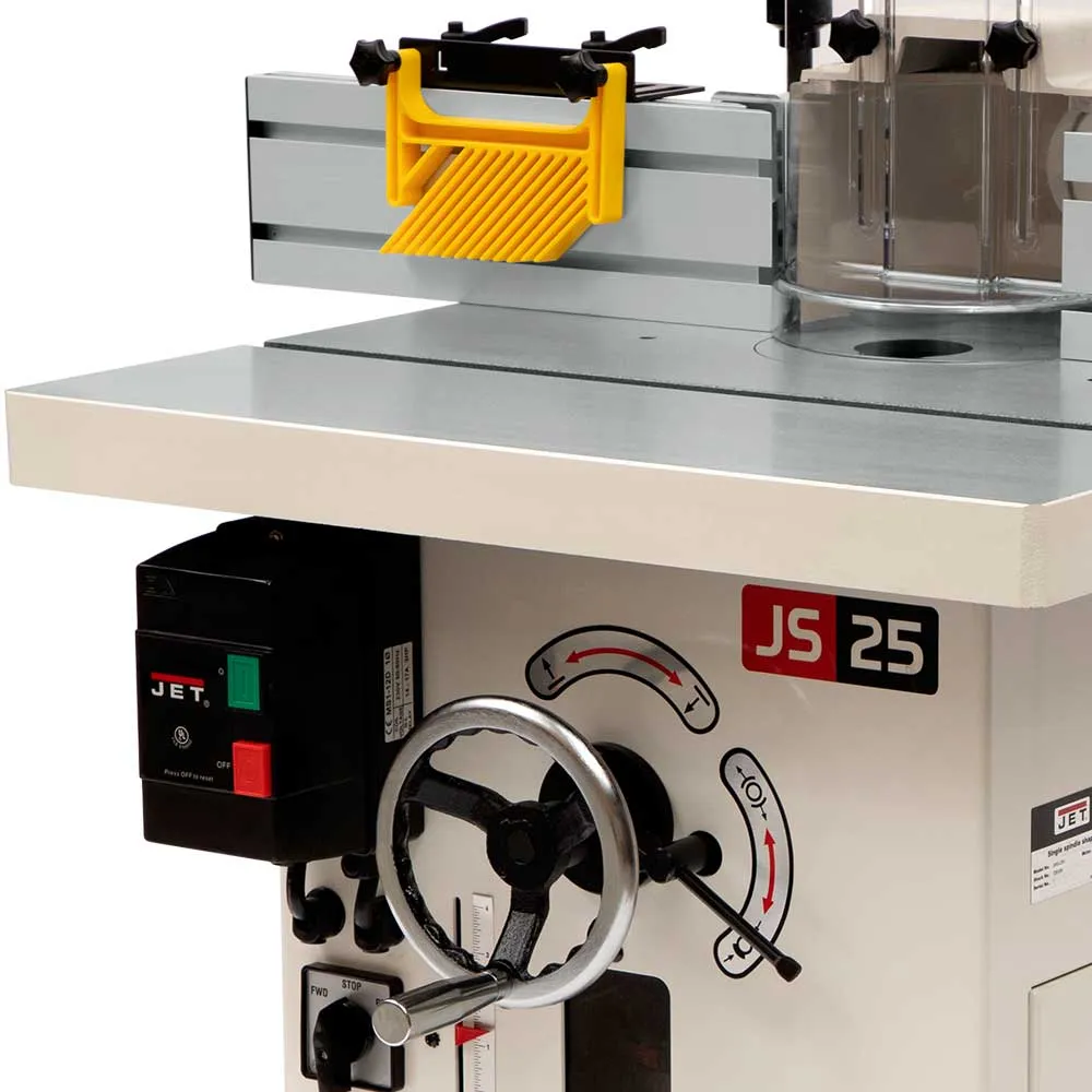 JET JWS-25X 3-Hp 230V 1-Ph Heavy Duty Cast Iron JET Shaper