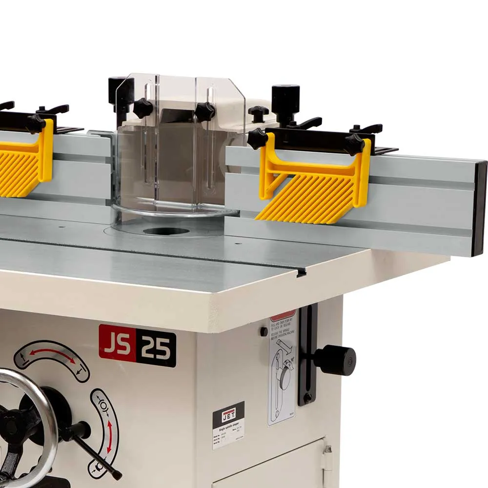 JET JWS-25X 3-Hp 230V 1-Ph Heavy Duty Cast Iron JET Shaper