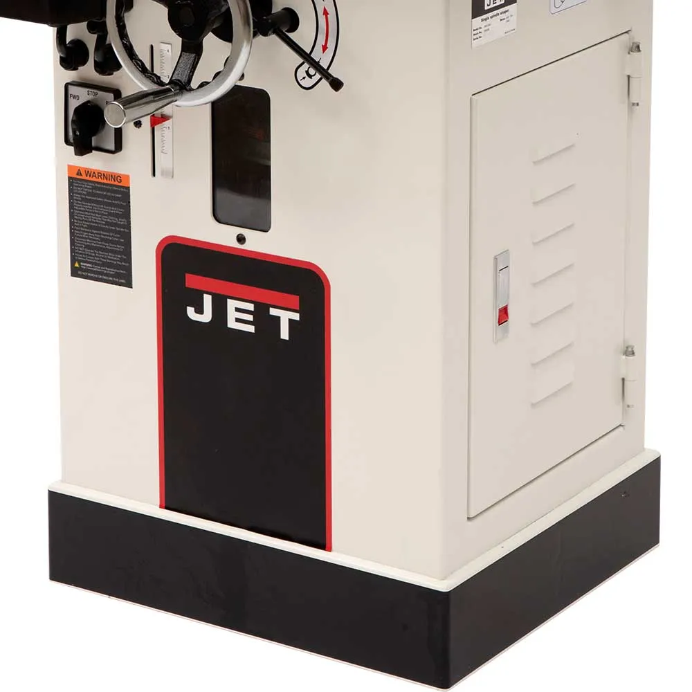 JET JWS-25X 3-Hp 230V 1-Ph Heavy Duty Cast Iron JET Shaper