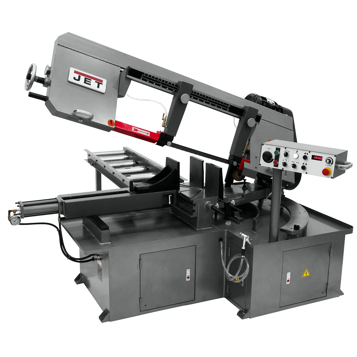 JET MBS-1323EVS-H 3-Hp 230V 13" EVS Dual Mitering Bandsaw