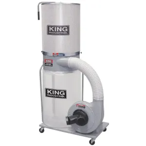 King KC-3109C/KDCF-3500 - 1200 2 HP 1200 CFM DUST COLLECTOR WITH CANISTER FILTER