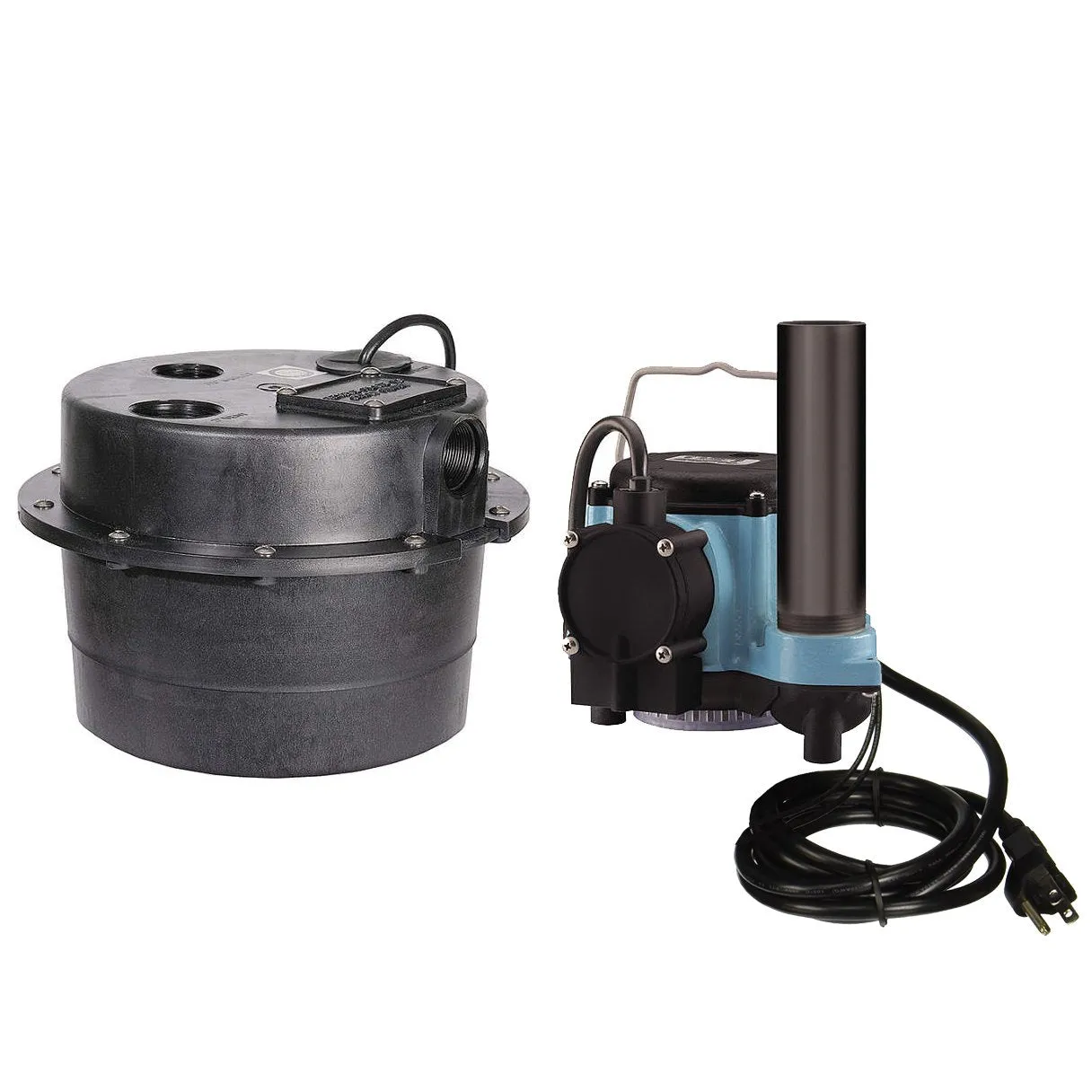 Little Giant WRSC-6 Compact Drainosaur Tank and Pump Combination System