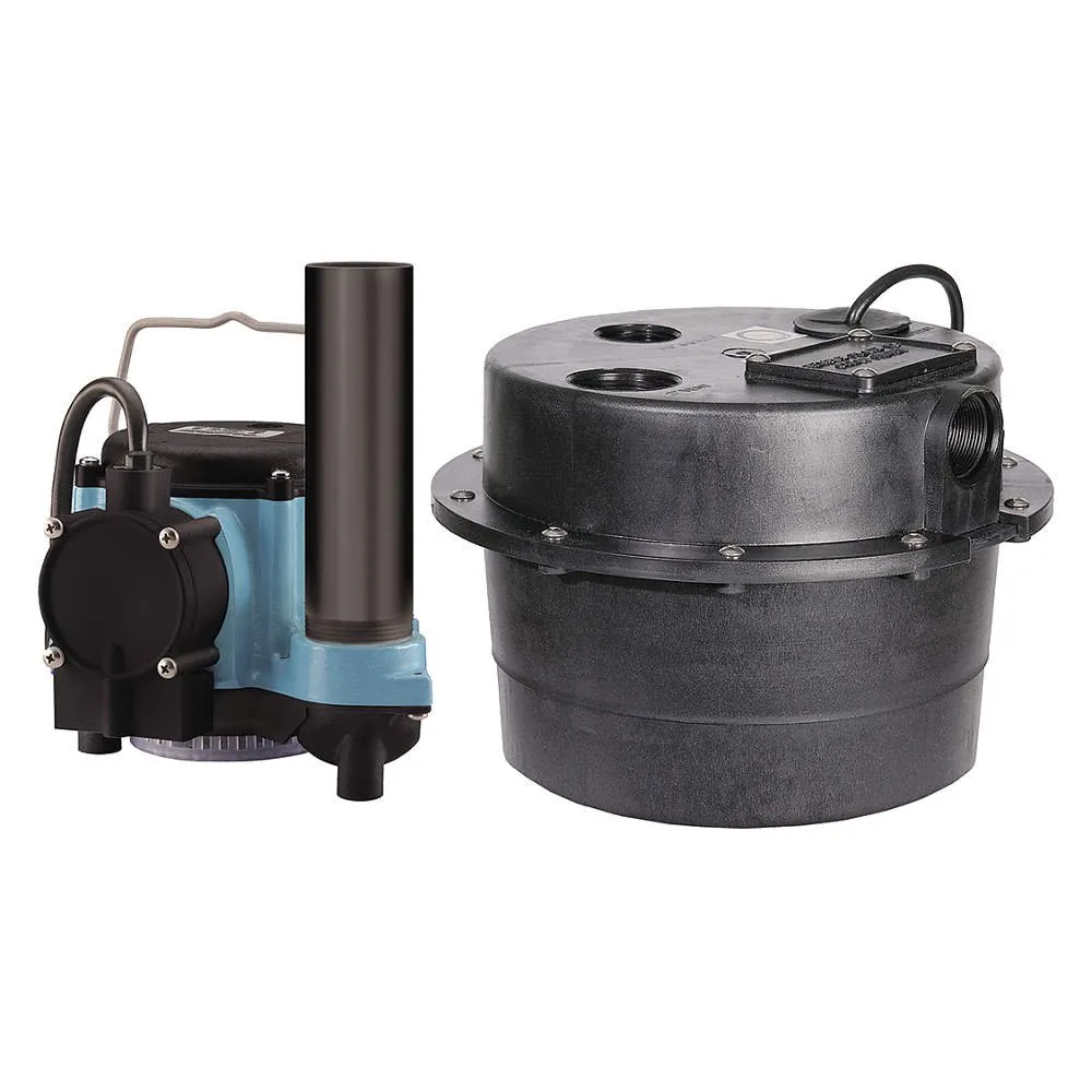 Little Giant WRSC-6 Compact Drainosaur Tank and Pump Combination System