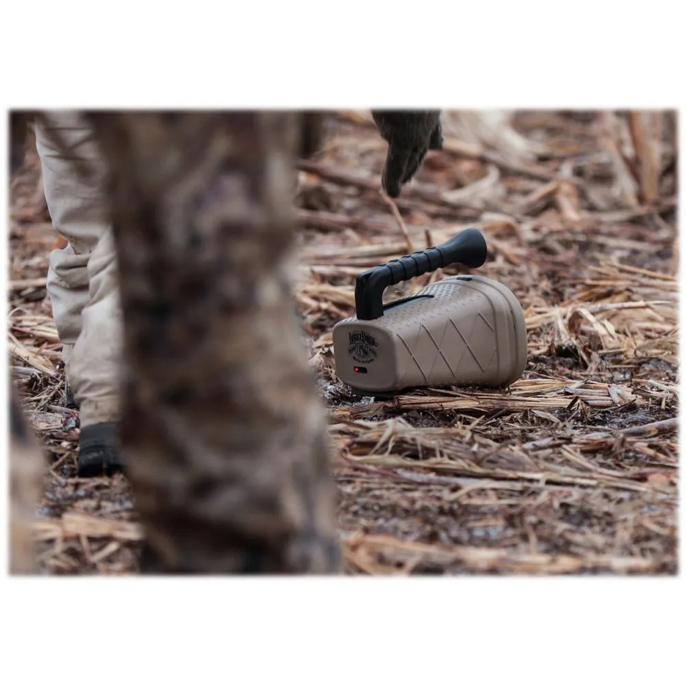 Lucky Duck 21-22019-1 The Roughneck E-Caller Predator Call, Brown