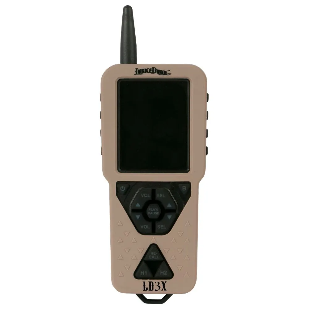 Lucky Duck 21-22019-1 The Roughneck E-Caller Predator Call, Brown