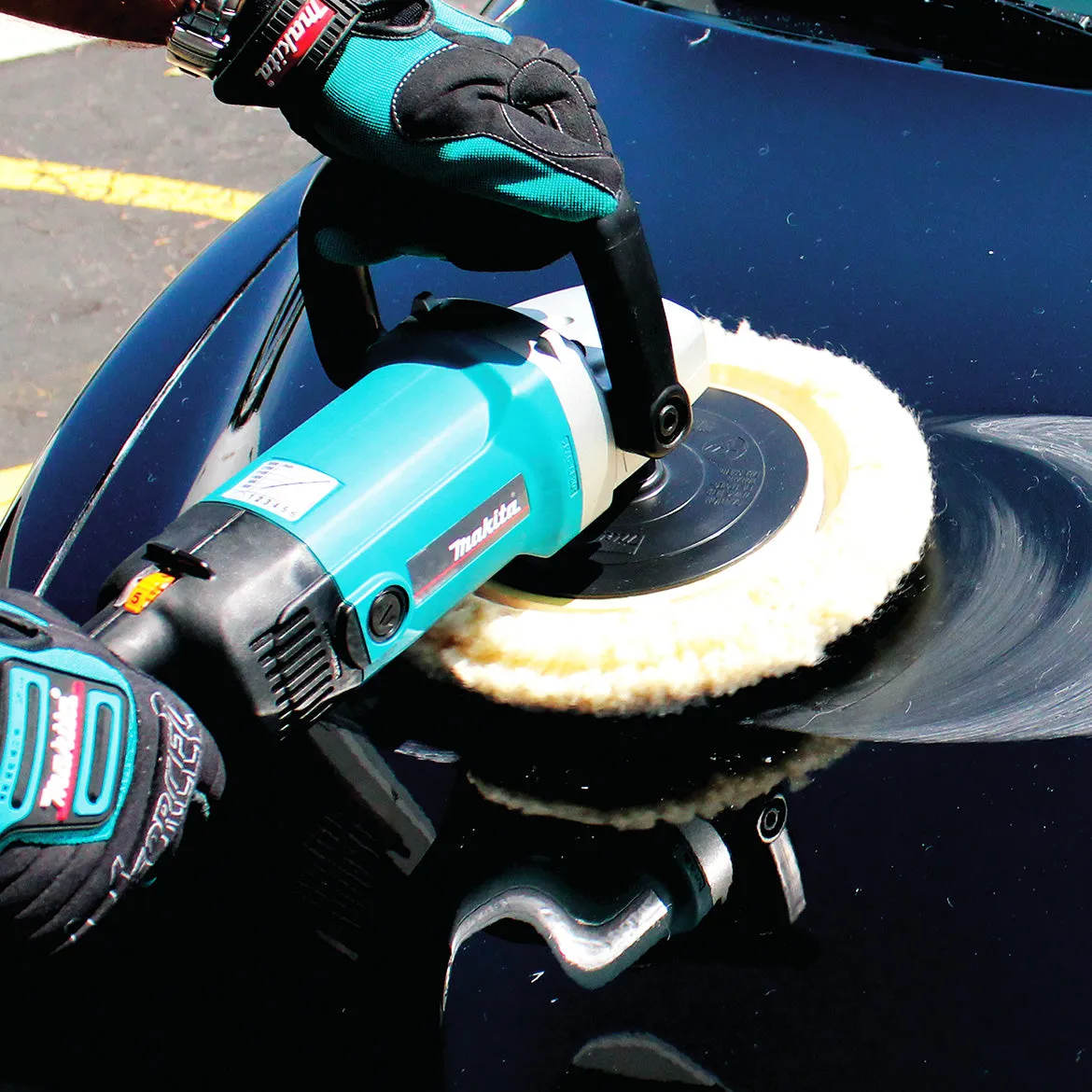 Makita 9227C 7 In 120V Powerful 10 Amp Motor Electronic Sander-Polisher
