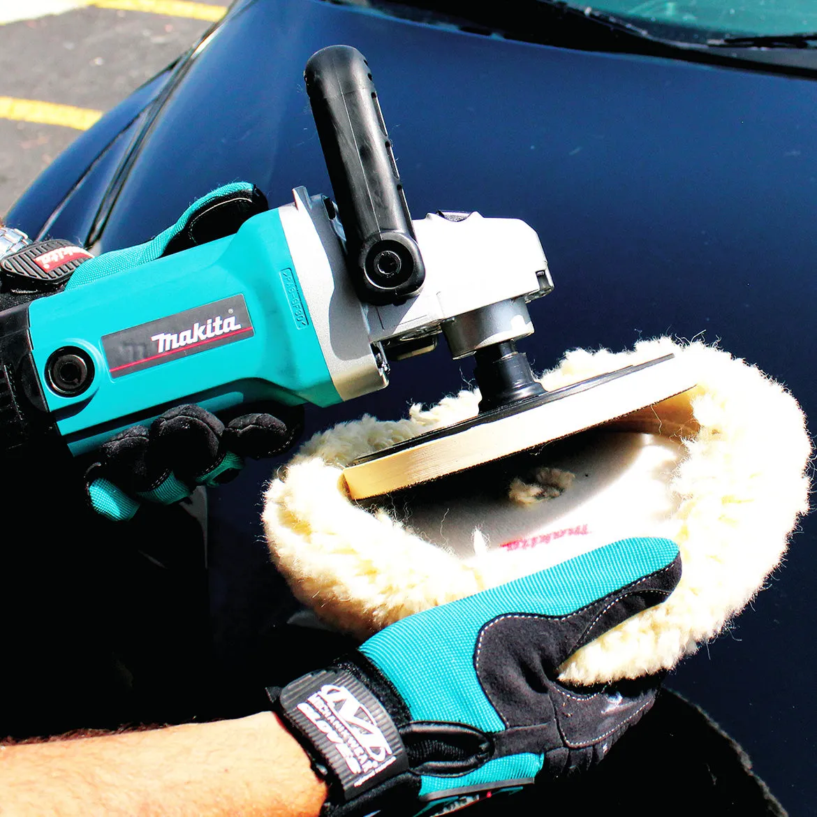 Makita 9227C 7 In 120V Powerful 10 Amp Motor Electronic Sander-Polisher