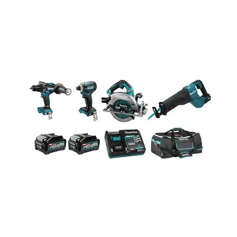 Makita  DK0127G401  -  40V MAX (4.0 AH) XGT 4 TOOL COMBO KIT