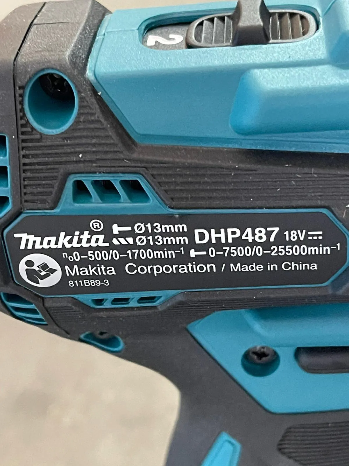 Makita (DTD157 DHP487) 18v 1.5ah Cordless Combo Kit (Free Makita Bag!) | Model : M-DLX2414YX7
