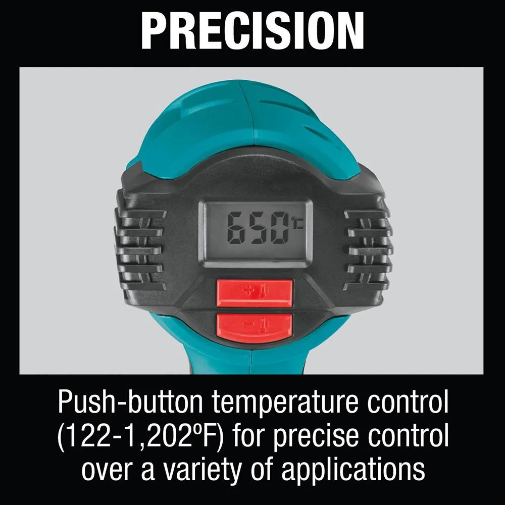 Makita HG6530VK 120 Volt LCD Digital Display Variable Temperature Heat Gun Kit