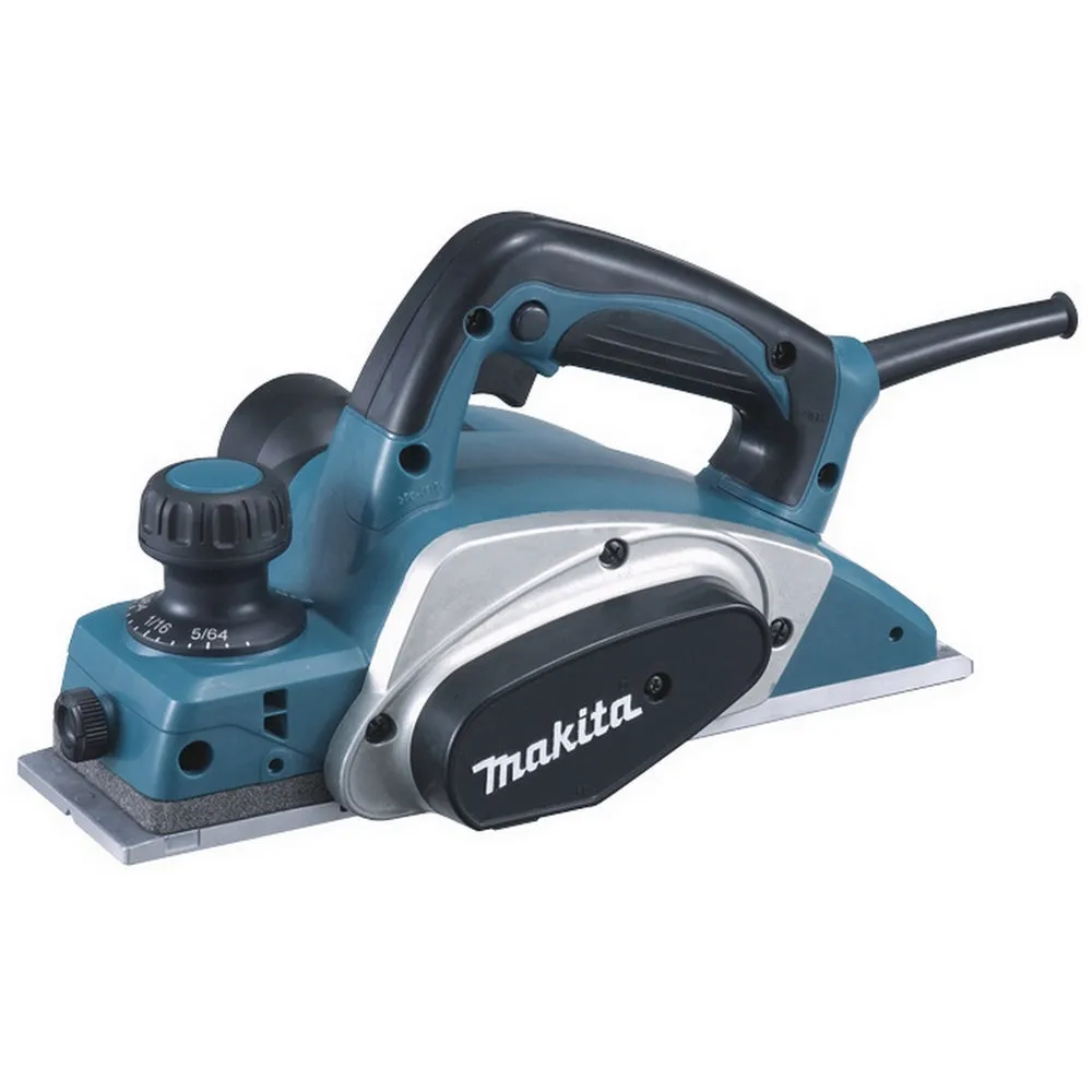 Makita KP0800K 3-1/4" 6.5 Amp 31/4" Wide 3/32" Deep Ergonomic Corded Planer Kit