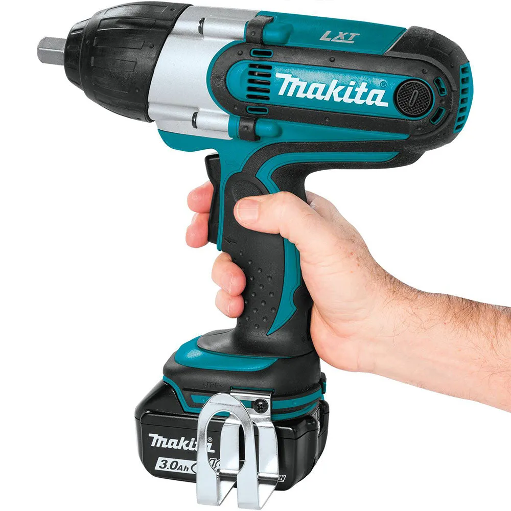 Makita XWT04S1 18V LXT Li-Ion 1/2" Sq. Drive Cordless Impact Wrench Kit