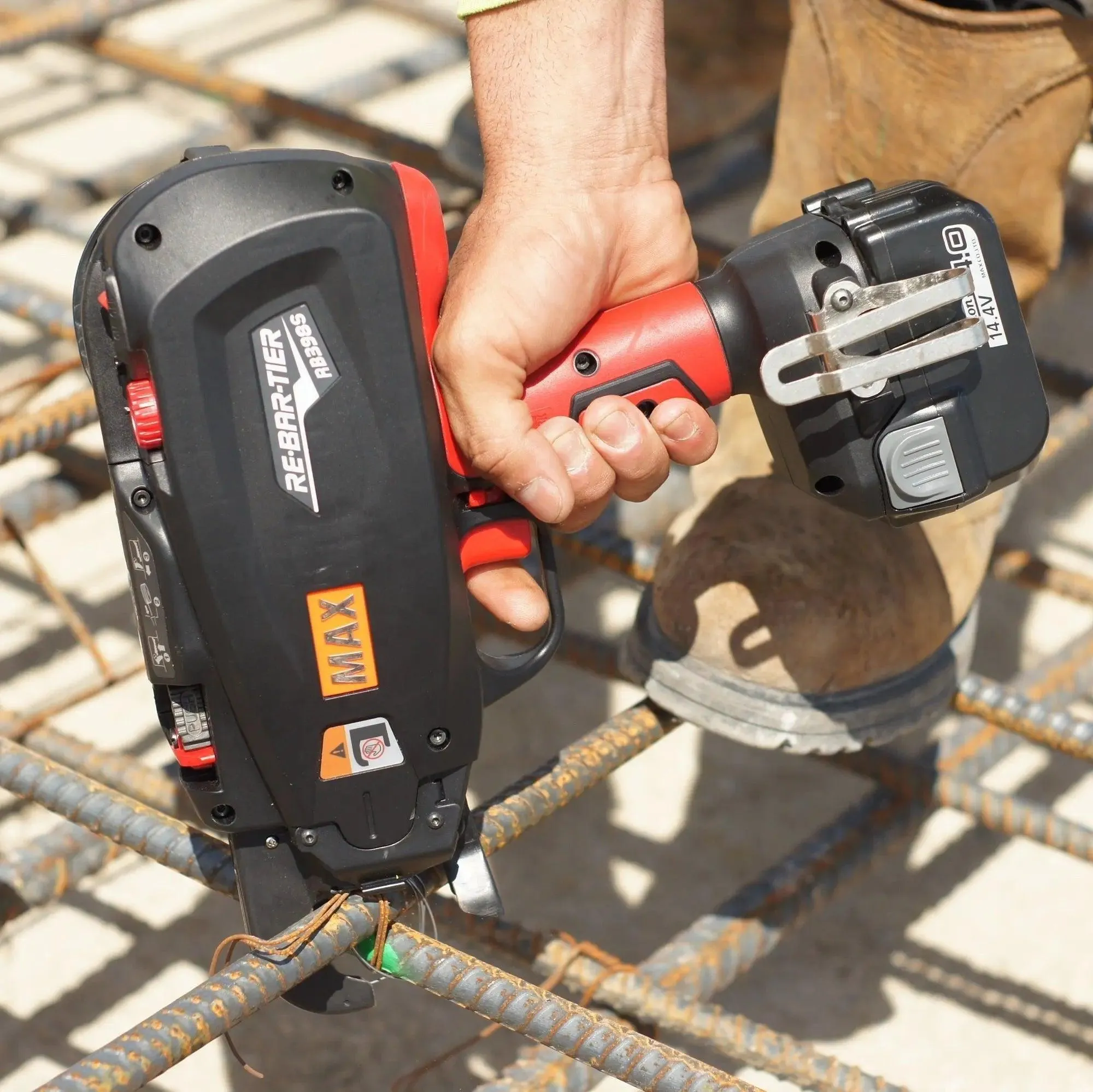 MAX RB398S  -  8 Rebar Tying Tool up to #5 x #6 with 21ga Wire