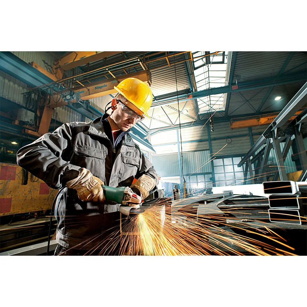 Metabo 613111420 6" 14.5 Amp M-Brush Corded Angle Grinder w/ Non-Lock Paddle