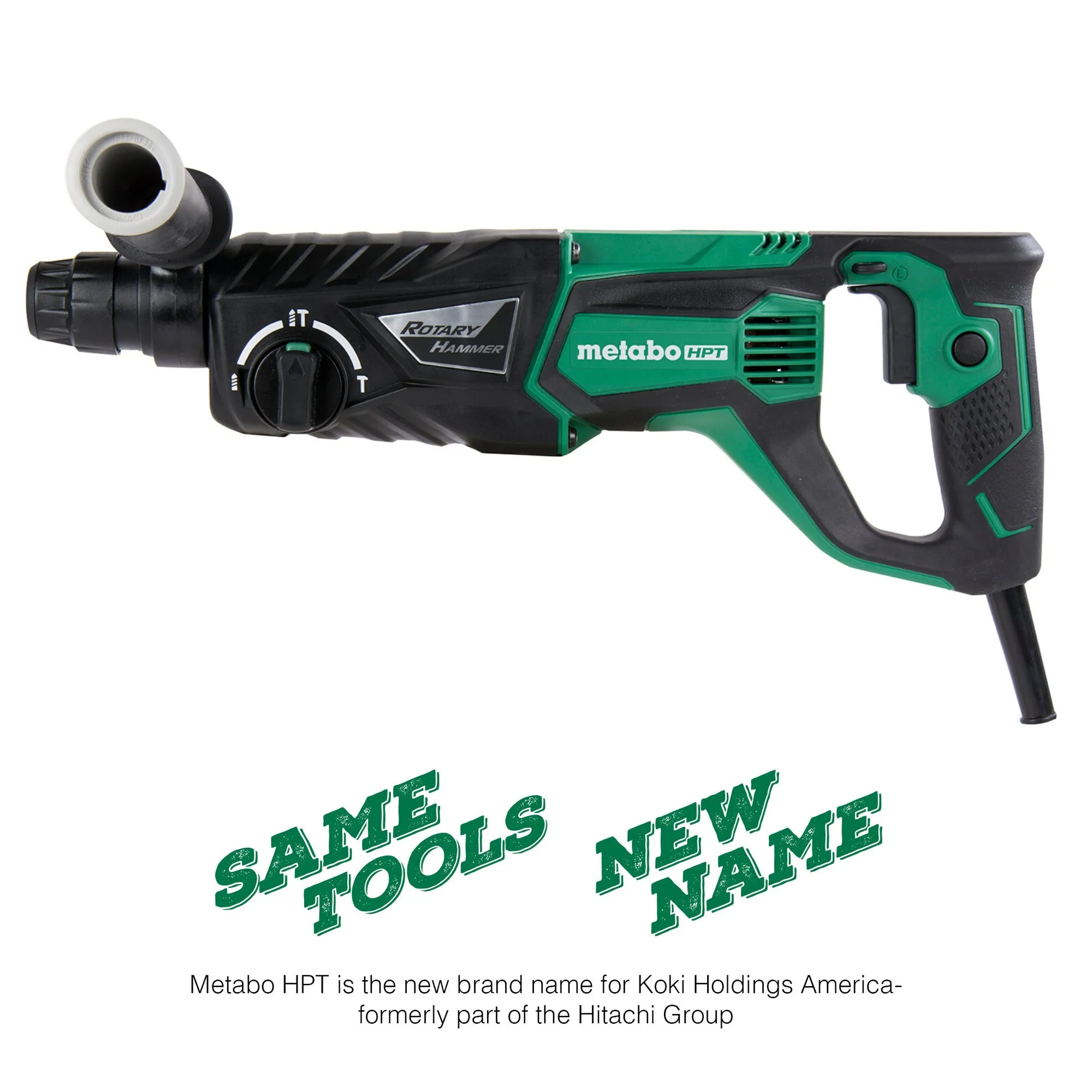 Metabo HPT DH26PF 1" SDS Plus 3 Mode Corded Lightweight Rotary Hammer w/ Case